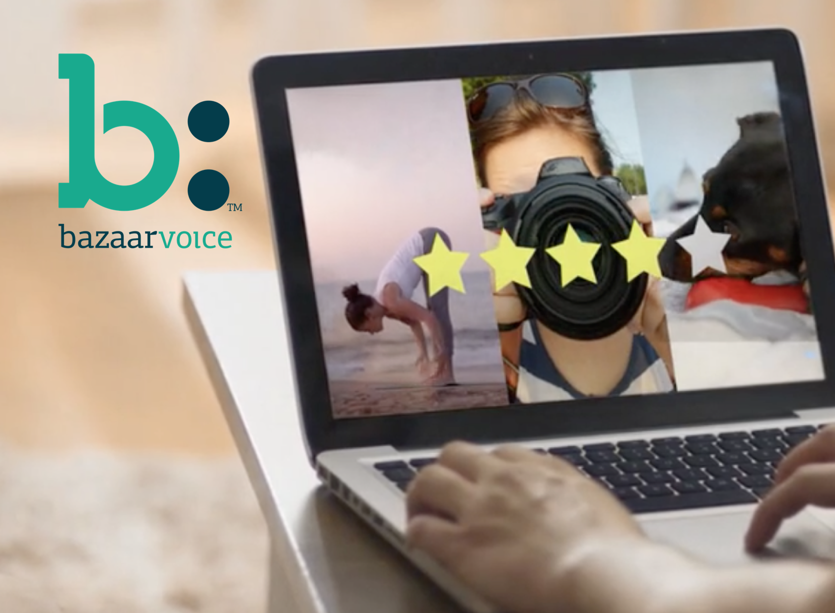 Bazaarvoice "Review Marketing" tools<br> (B2B concept, copy, video scripting/production, UX/UI)