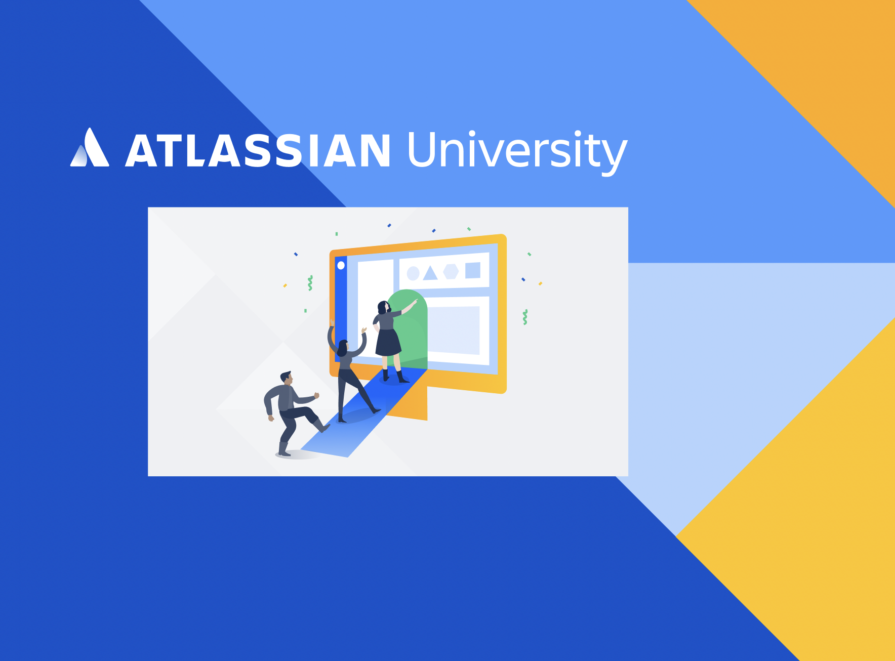 Atlassian University Content Work<br> (B2B/B2C design research, content strategy, copy, site)