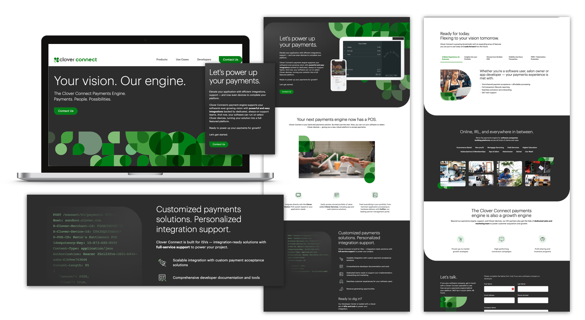 Clover Connect SaaS Copy/Site<br>(SaaS B2B copy, UX/UI)