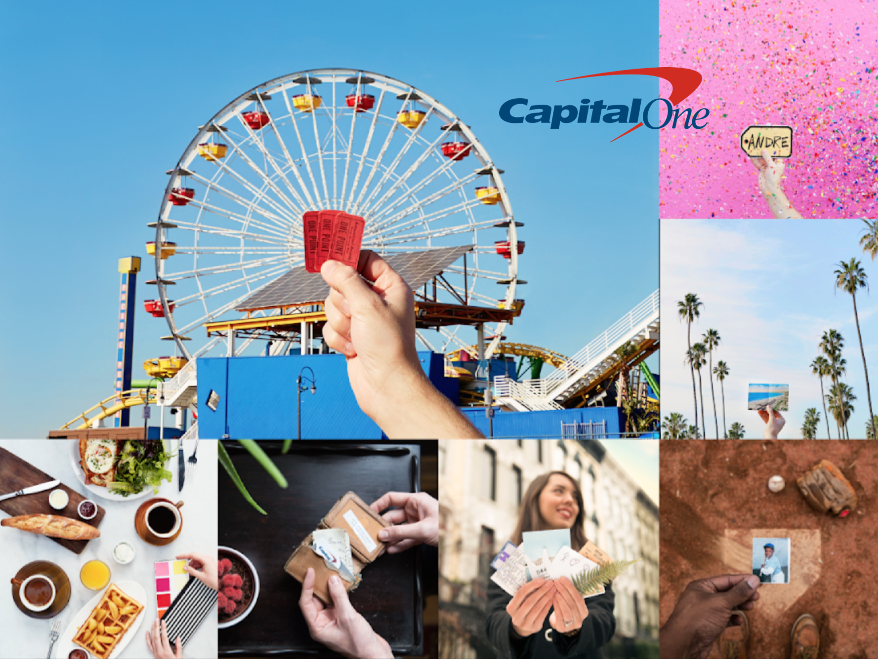 Capital One social media campaigns <br> (B2C concepts, copy)